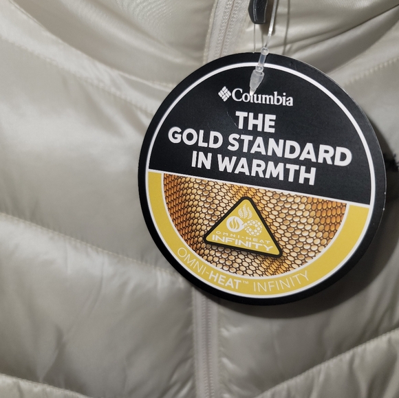 NEW Columbia Joy Peak OMNI HEAT INFINITY GOLD Women's Long Vest XXL - Picture 2 of 11